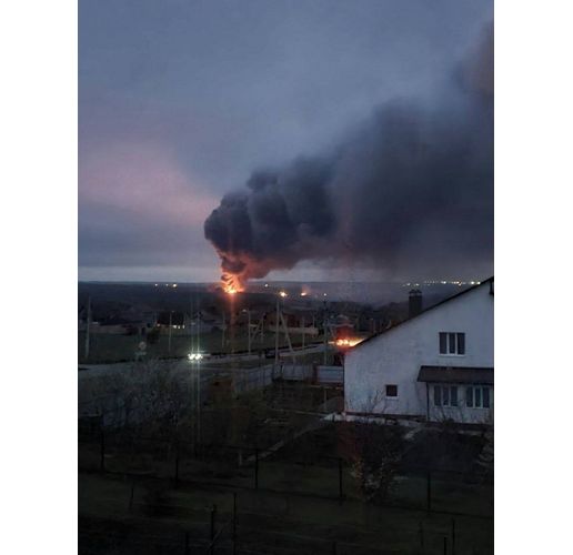 Бомбардирани руски складове