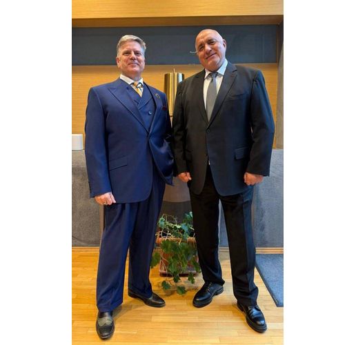 Борисов и посланикът на САЩ в България Х. Мартин Макдауъл