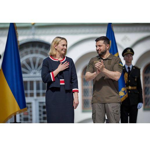 Бриджит Бринк и Володимир Зеленски