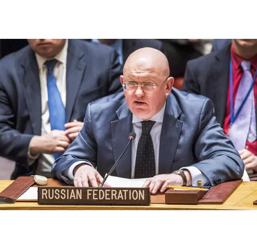 Василий Небезня, постоянен представител на Русия в ООН