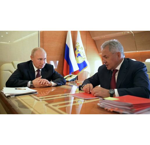 Владимир Путин и Сергей Шойгу