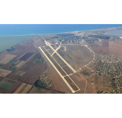 Военно летище Саки край село Новофедоровка в Крим