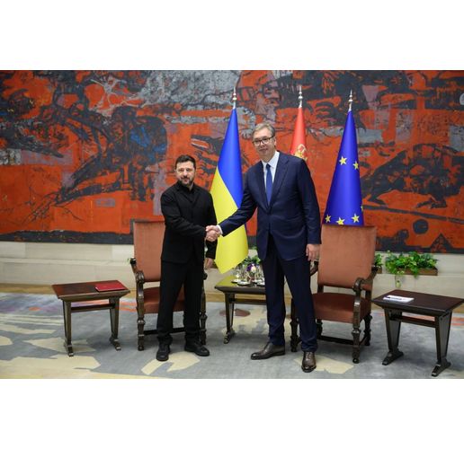 Володимир Зеленски и Александър Вучич