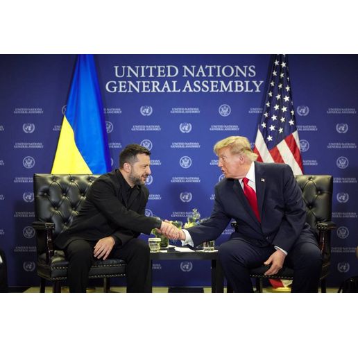 Володимир Зеленски и Доналд Тръмп в Ню Йорк