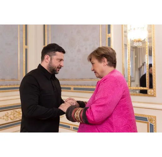 Володимир Зеленски и Кристалина Георгиева