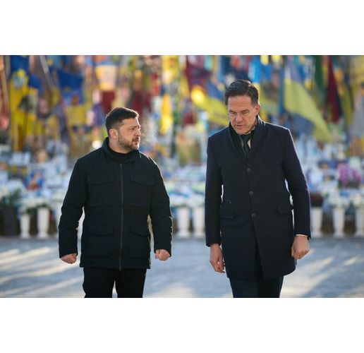 Володимир Зеленски и Марк Рюте