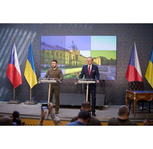 Володимир Зеленски и Петър Фиала