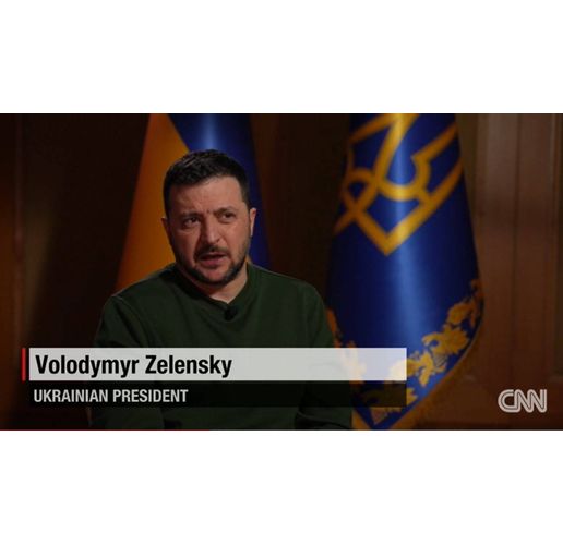 Володимир Зеленски пред CNN