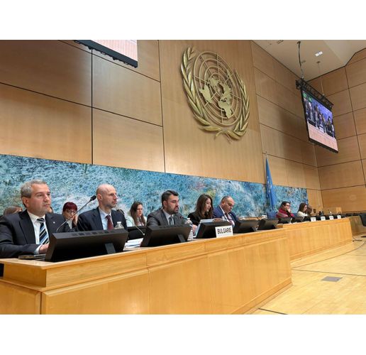 Делегацията на България, която участва в Универсалния периодичен преглед на ООН по правата на човека