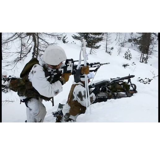 Германски военни за действия в зимни условия