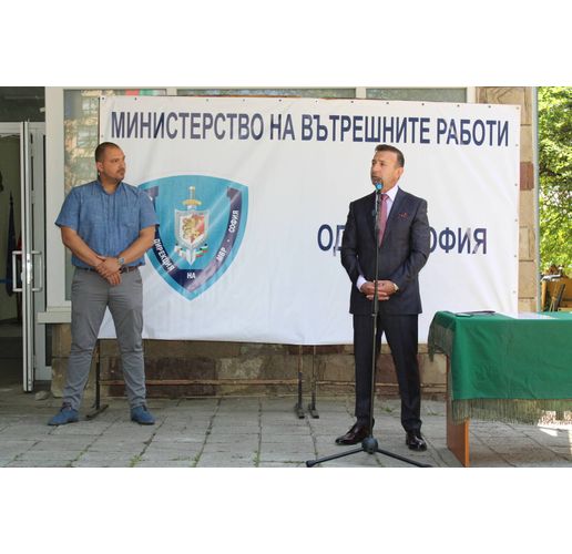 Главен комисар Живко Коцев (вдясно)