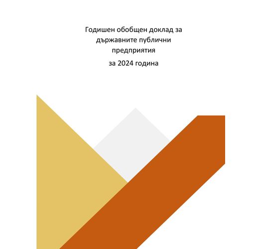 Годишен обобщен доклад за държавните публични предприятия за 2024 г.