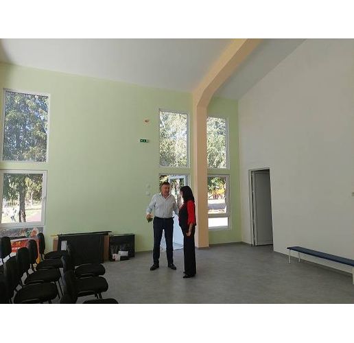 ДГ „Гина Кунчева“ ще открие новата учебна година с нова зала за спорт