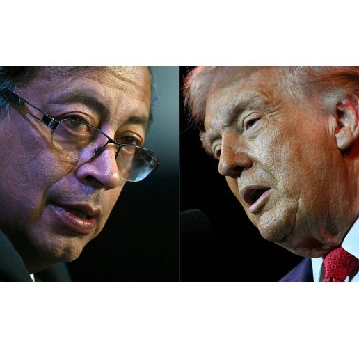 Доналд Тръмп и Густаво Петро