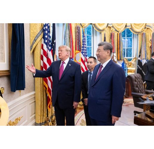 Доналд Тръмп и Си Цзинпин
