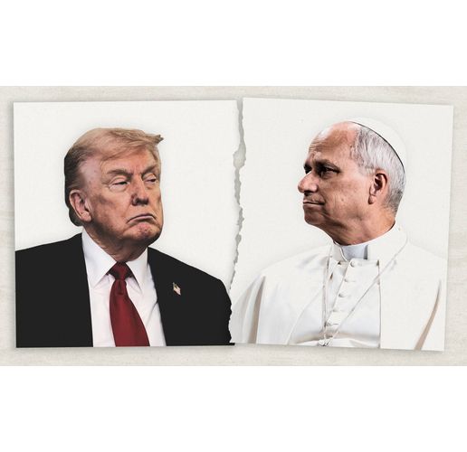 Доналд Тръмп и папа Лъв XIV