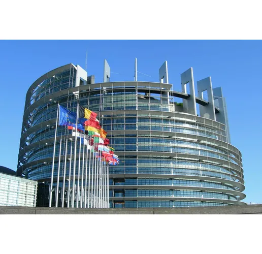 Европейският парламент в Страсбург