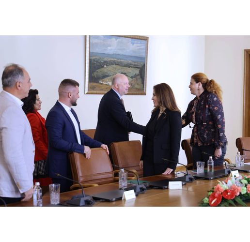 Министър-председателят Росен Желязков по време на работна среща с Националната асоциация на зърнопроизводителите