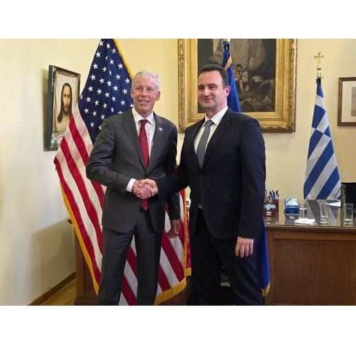 Министър Жечо Станков и американският му колега Крис Райт