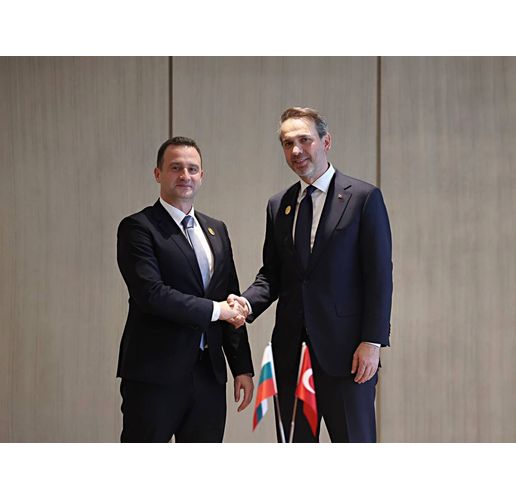 Жечо Станков и турския му колега Алпарслан Байрактар