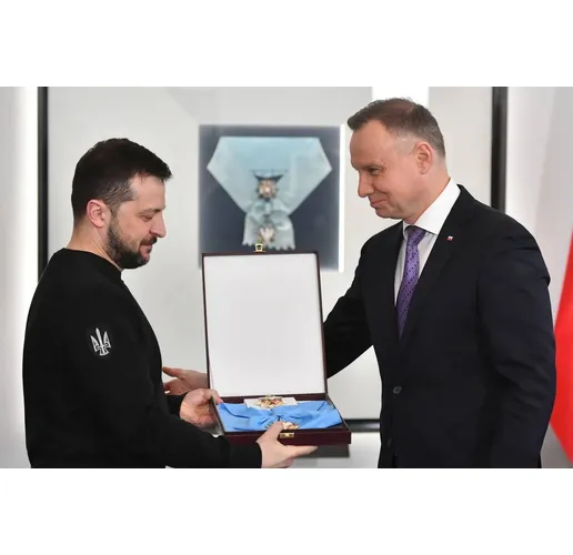 Полша лиши Зеленски от Ордена на Белия орел
