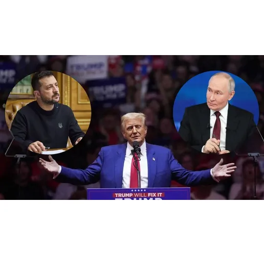 Зеленски-Тръмп-Путин