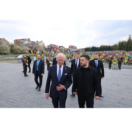 Карл XVI Густав и Зеленски