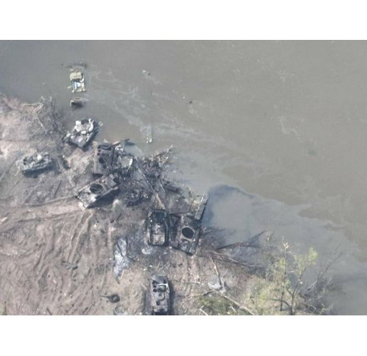 Катастрофата на руските агресори при опит да пресекат р. Северски Донец до Белогоровка