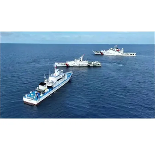 Китайски и филипински кораби