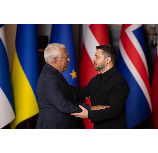 Антонио Коща и Володимир Зеленски