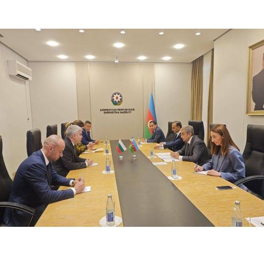 Министърът на енергетиката Владимир Малинов на среща с министъра на икономиката на Азербайджан Микаил Джаббаров