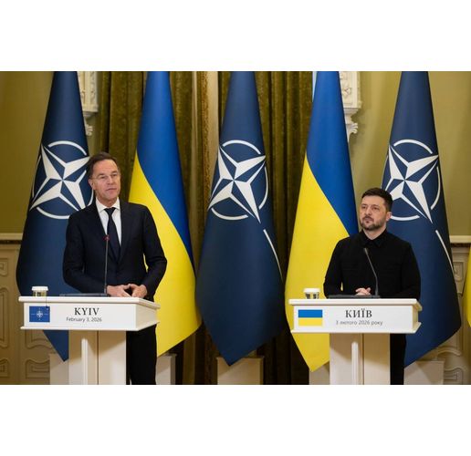 Марк Рюте и Володимир Зеленски