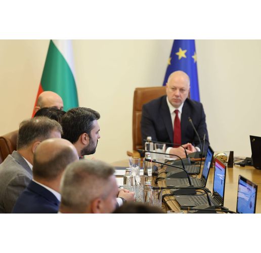 Министър Георг Георгиев на заседание на кабинета