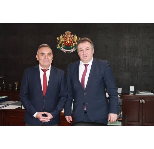 Министърът на културата Кръстьо Кръстев и кметът на Шумен