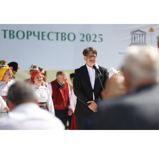 Министърът на културата Мариан Бачев в Копривщица