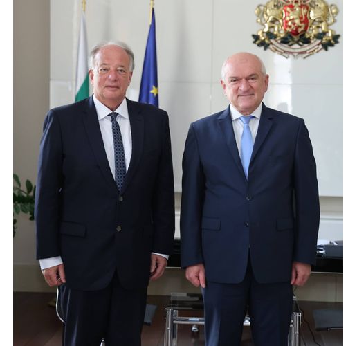 Премиерът Димитър Главчев се срещна със съветника на Върховния командващ на Съюзното командване на НАТО Стивън Ковингтън