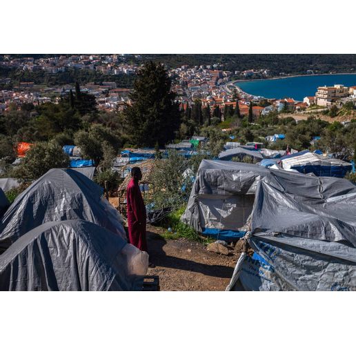 На гръцкия остров Самос беше открит нов бежански лагер