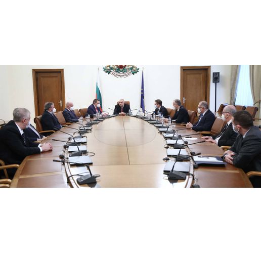 Националният оперативен щаб на среща с премиера Бойко Борисов
