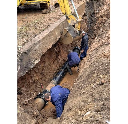 Отстраняване на ВиК авария в Асеновград