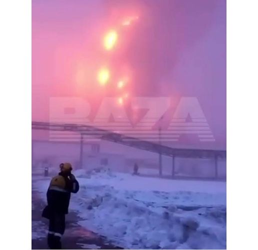Пожар в руска рафинерия в Самарска област