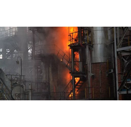 Пожар в руска рафинерия (снимката е илюстративна)
