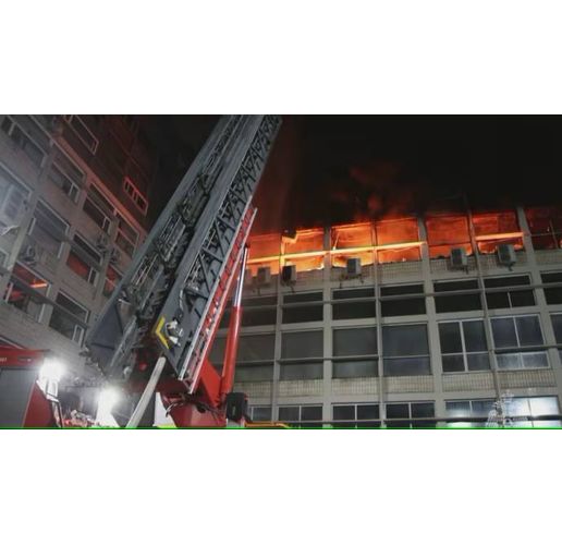 Пожар в стратегическо предприятие на Русия