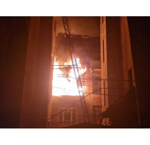 Пожари вследствие на руския терористичен удар