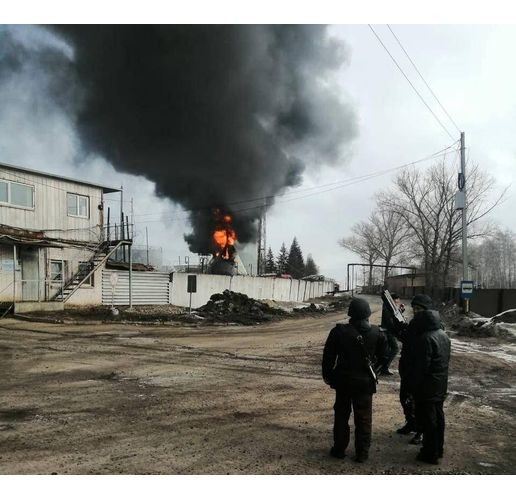 Пожарът в комбината в Курск