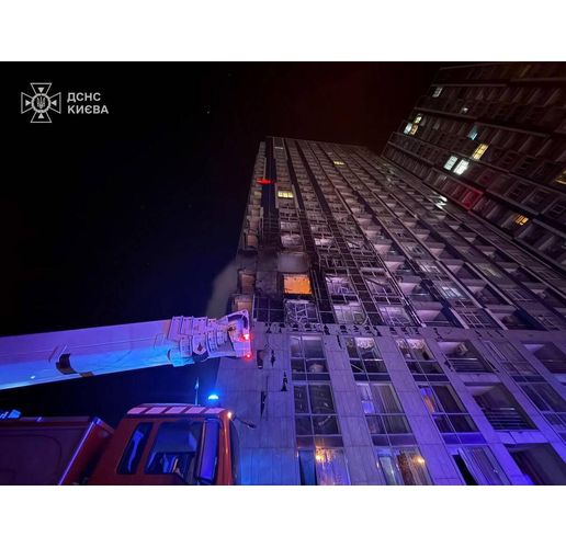 Поражения в многоетажни сгради в Киев