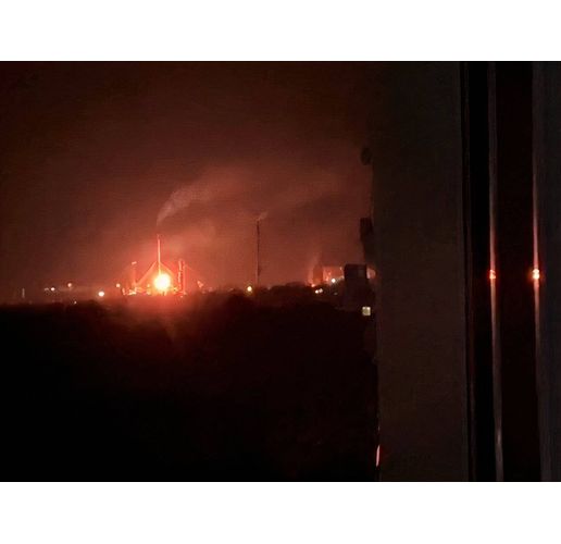 Поразената рафинерия в Саратов