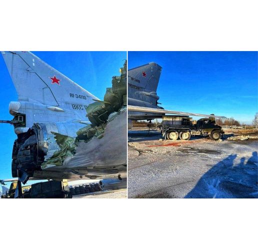 Поразени руски военни самолети