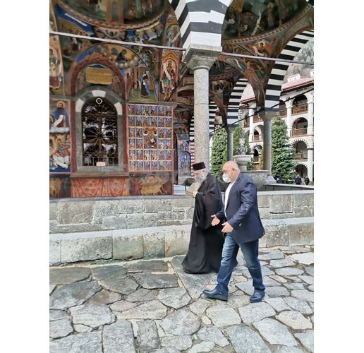 Премиерът Бойко Борисов на посещение в Рилския манастир