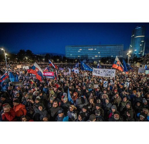 Протести в Словакия