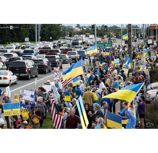 Проукраински протести в Анкъридж, Аляска